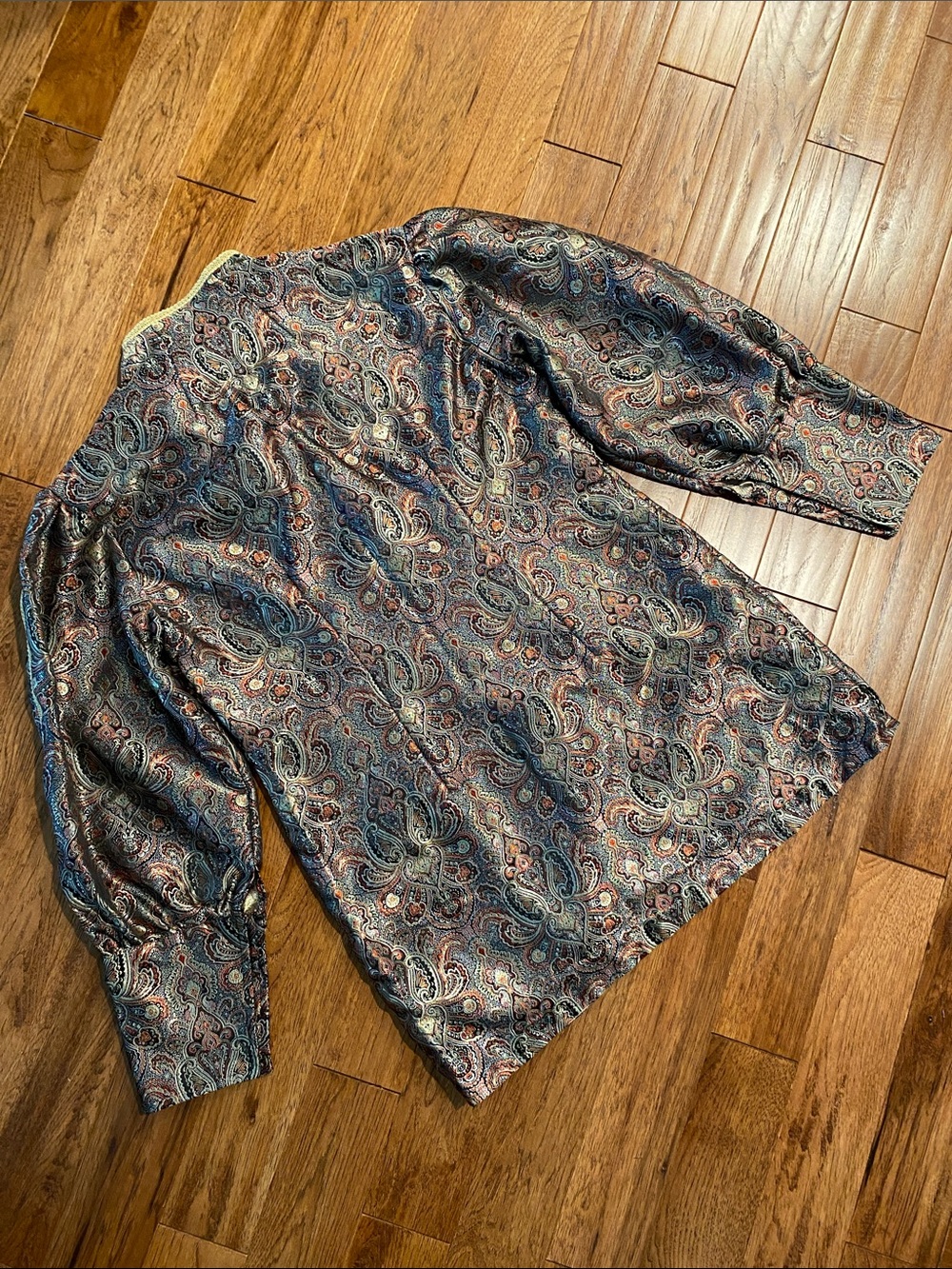 Custom-made brocade Renaissance men’s jacket - Picture 4 of 5